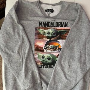 Star Wars Mandalorian Grogu Baby Yoda Sweatshirt XL